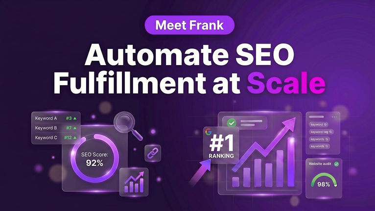 Frank, the AI SEO fox mascot